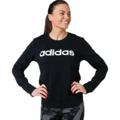 Essentials Linear Crewneck Black / White