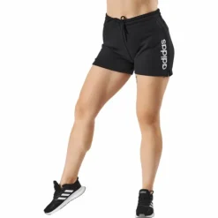Essentials Linear French Terry Shorts Black / White