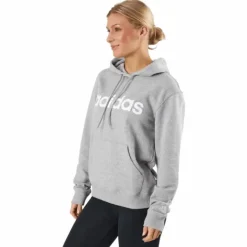 Essentials Linear Hoodie Medium Grey Heather