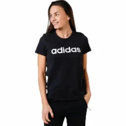 Essentials Linear Slim Tee Black / White