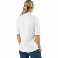 Essentials Mock Polo Shirt White