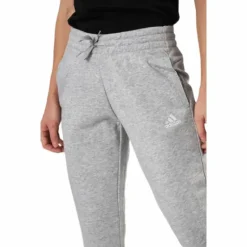 Essentials Regular Tapered Cuffed 7/8 Pant Medium Grey Heather / White