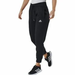 Essentials Regular Tapered Cuffed 7/8 Pant Black / White