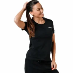 Essentials 3S Slim Tee Black / White