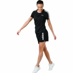 Essentials 3S Slim Tee Black / White