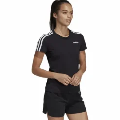 Essentials 3S Slim Tee Black / White