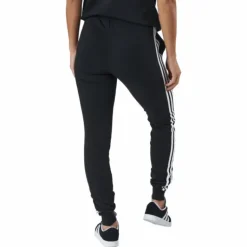 Essentials Single Jersey 3-Stripes Joggers Black