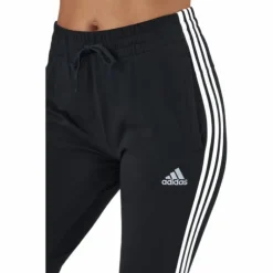 Essentials Single Jersey 3-Stripes Joggers Black
