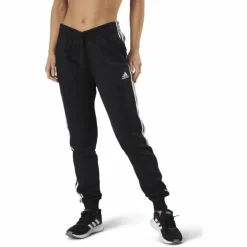 Essentials Slim Tapered Cuffed Pant Black / White