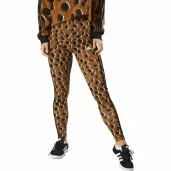 Essentials 3-Stripes Animal Print Leggings Brostr/Multco/Black