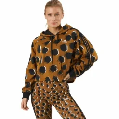Essentials 3-Stripes Animal Print Hoodie Brostr/Multco/Black