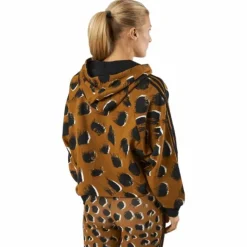 Essentials 3-Stripes Animal Print Hoodie Brostr/Multco/Black