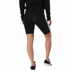 Essentials 3-Stripes Bike Shorts Black / White