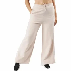 Essentials 3-Stripes French Terry Wide Joggers Wonqua/White