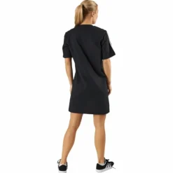 Essentials 3-Stripes Single Jersey Boyfriend Tee Dress Black