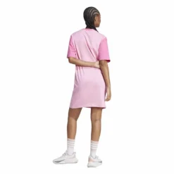 Essentials 3-Stripes Single Jersey Boyfriend Tee Dress Pink