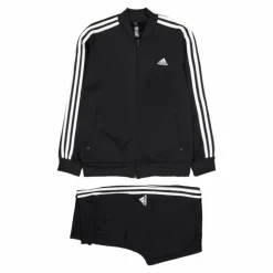 Essentials 3-Stripes Tracksuit Black