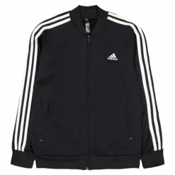 Essentials 3-Stripes Tracksuit Black