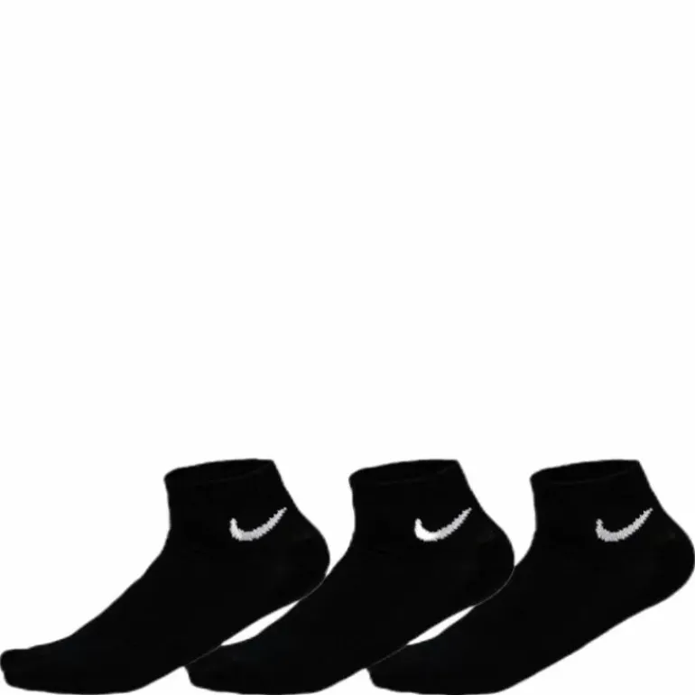 Everyday Cushioned Training Ankle Socks (3 Pairs) BLACK/WHITE