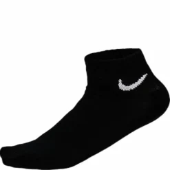 Everyday Cushioned Training Ankle Socks (3 Pairs) BLACK/WHITE