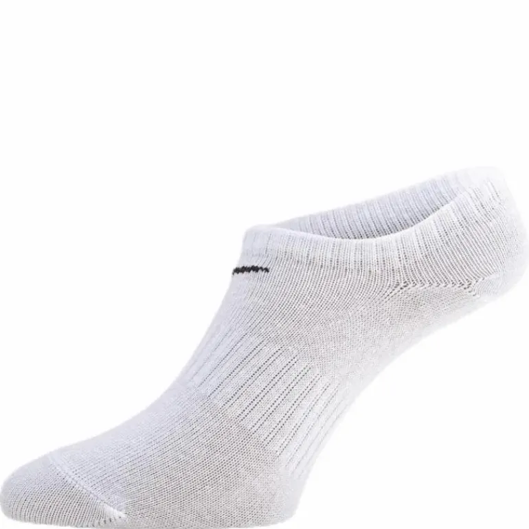 Everyday Lightweight Training No-Show Socks (3 Pairs) WHITE/BLACK