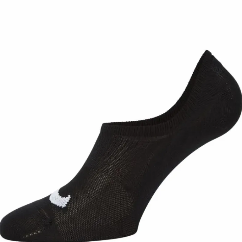 Everyday Plus Lightweight Women's Training Footie Socks (3 Pairs) BLACK/WHITE