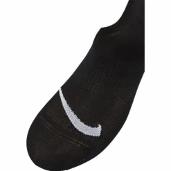 Everyday Plus Lightweight Women's Training Footie Socks (3 Pairs) BLACK/WHITE