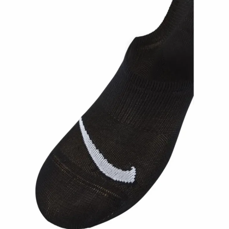 Everyday Plus Lightweight Women's Training Footie Socks (3 Pairs) BLACK/WHITE