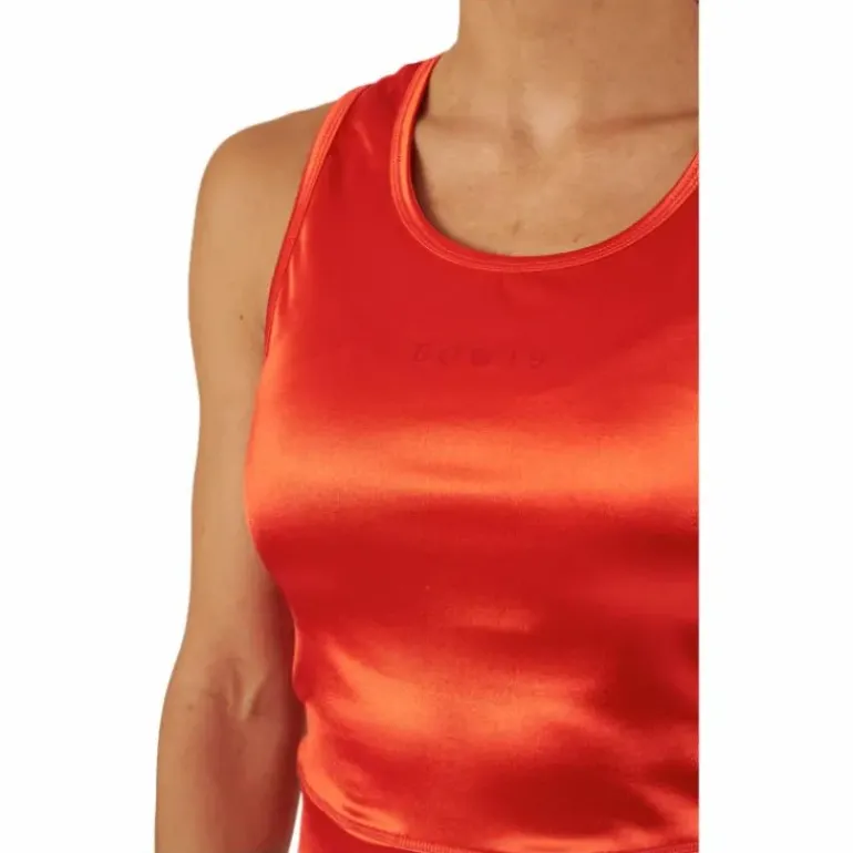 Evy Tank Top Red Metallic