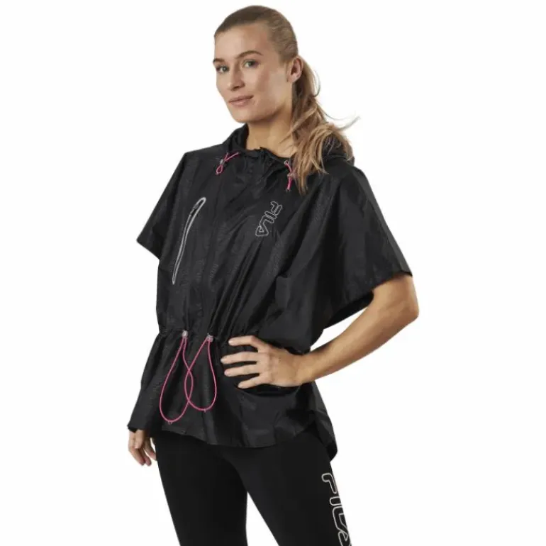 Eydie Wind Poncho Black