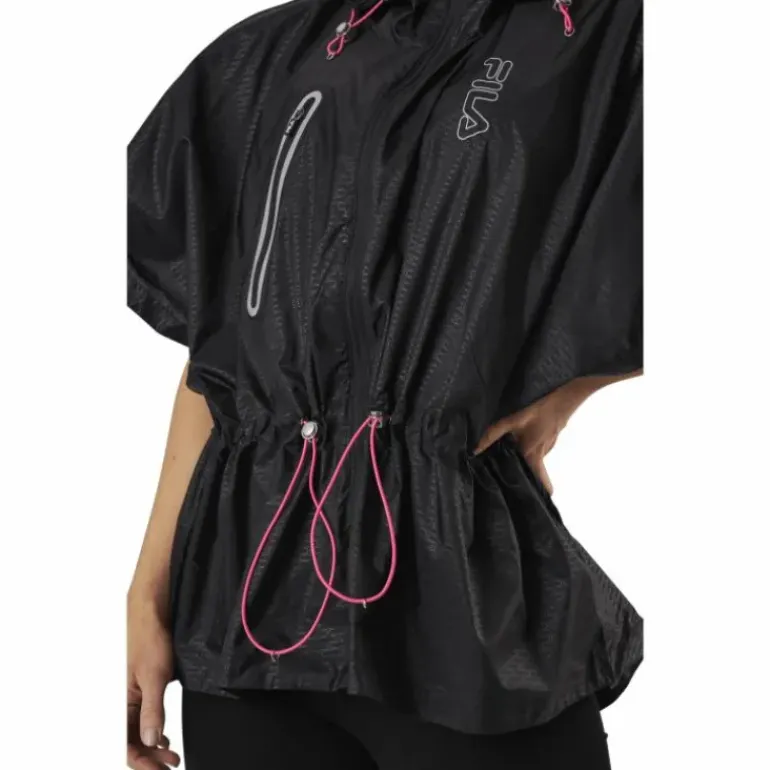 Eydie Wind Poncho Black
