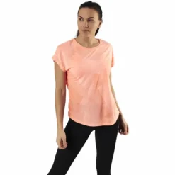 Fan Loose Burnout Ss Tee Orange