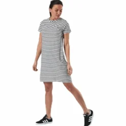 Fiona Tee Dress Blue/White