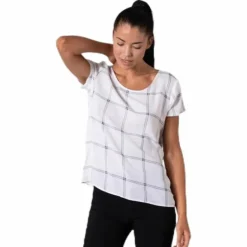 First One Ss Aop Top White