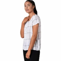First One Ss Aop Top White