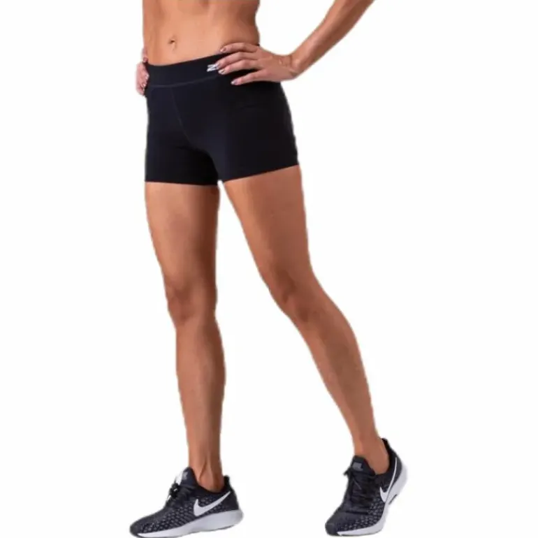 Fitness Comp.4 Inch Shorts Black/Silver