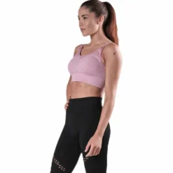 Fitness Seamless Mesh Bra Pink