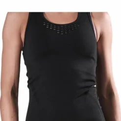 Fitness Seamless Mesh Tank Black