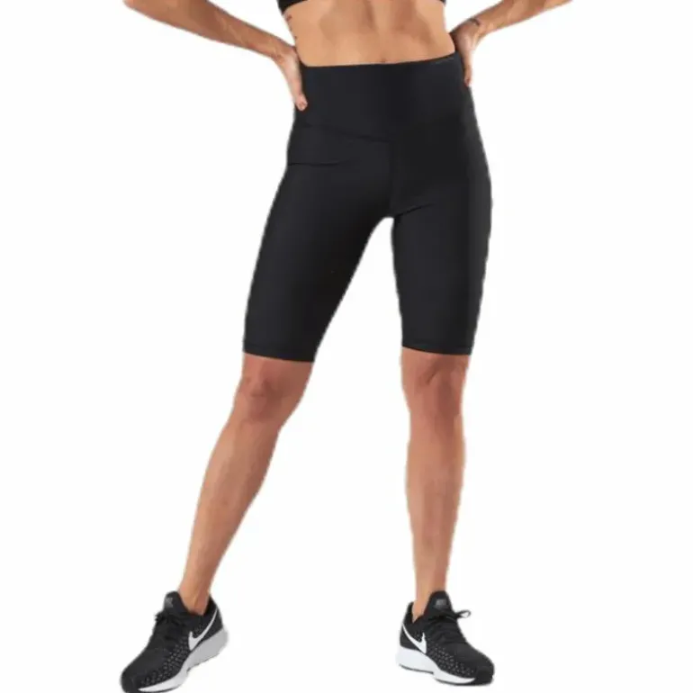 Flatter High Waist Biker Shorts Black