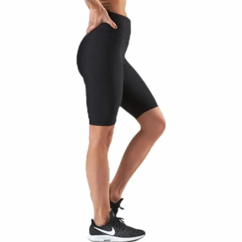 Flatter High Waist Biker Shorts Black