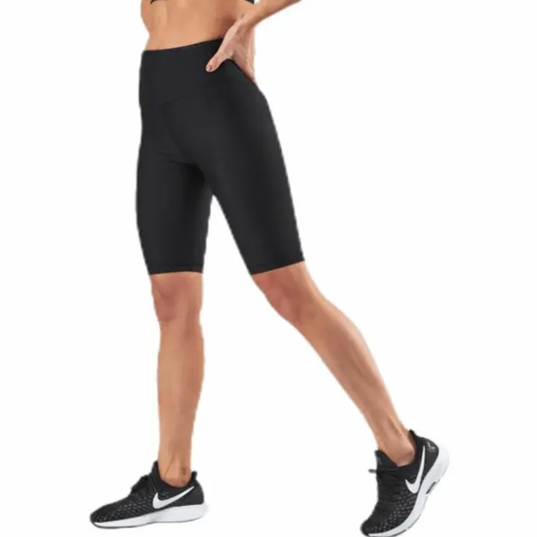 Flatter High Waist Biker Shorts Black
