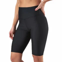 Flatter High Waist Biker Shorts Black