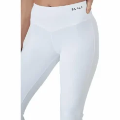 Flatter High Waist Flare Pants White