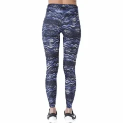 Flattering AOP Tights Blue/Black