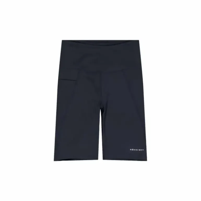 Flattering High Waist Bike Tig Black