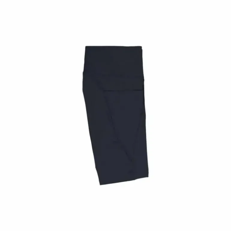 Flattering High Waist Bike Tig Black