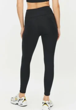 Flattering High Waist Tights Black