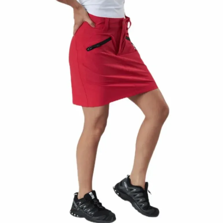 Flexi Skort Skirt Molten red