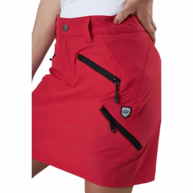 Flexi Skort Skirt Molten red