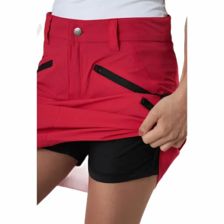 Flexi Skort Skirt Molten red